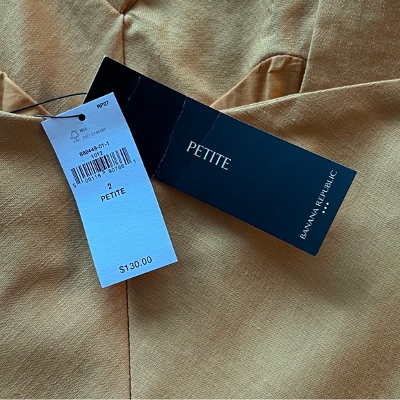 Banana Republic - Linen Blend Midi Dress - Size 2P - Picture 15 of 15